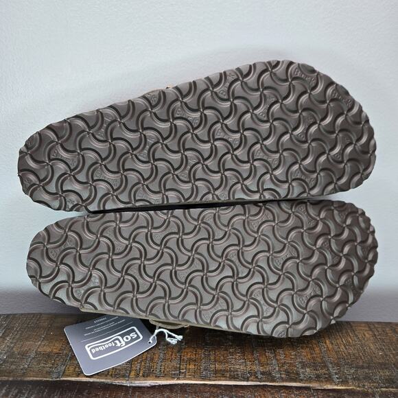 NEW Birkenstock Boston Mens Size 10 EU 43 Regular Clog Shoes Brown Leather Soft - Picture 9 of 11